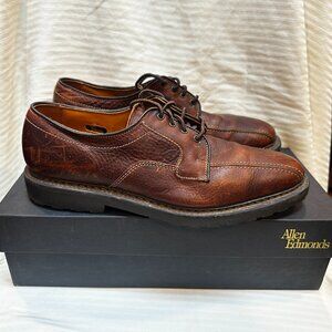 NEW IN BOX! ALLEN EDMONDS MAPLETON MEN'S LEATHER DRESS SHOE BROWN SIZE 10 B